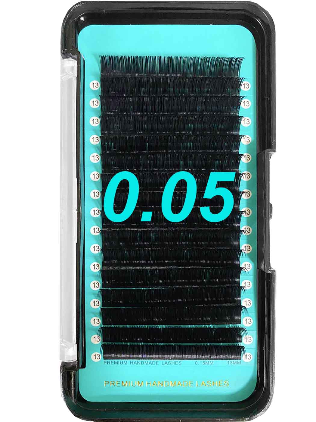 Premium Cashmere Individual Lash Extensions【0.05mm 16-lines】 Matte Black Volume Lashes, CLEARANCE SALE