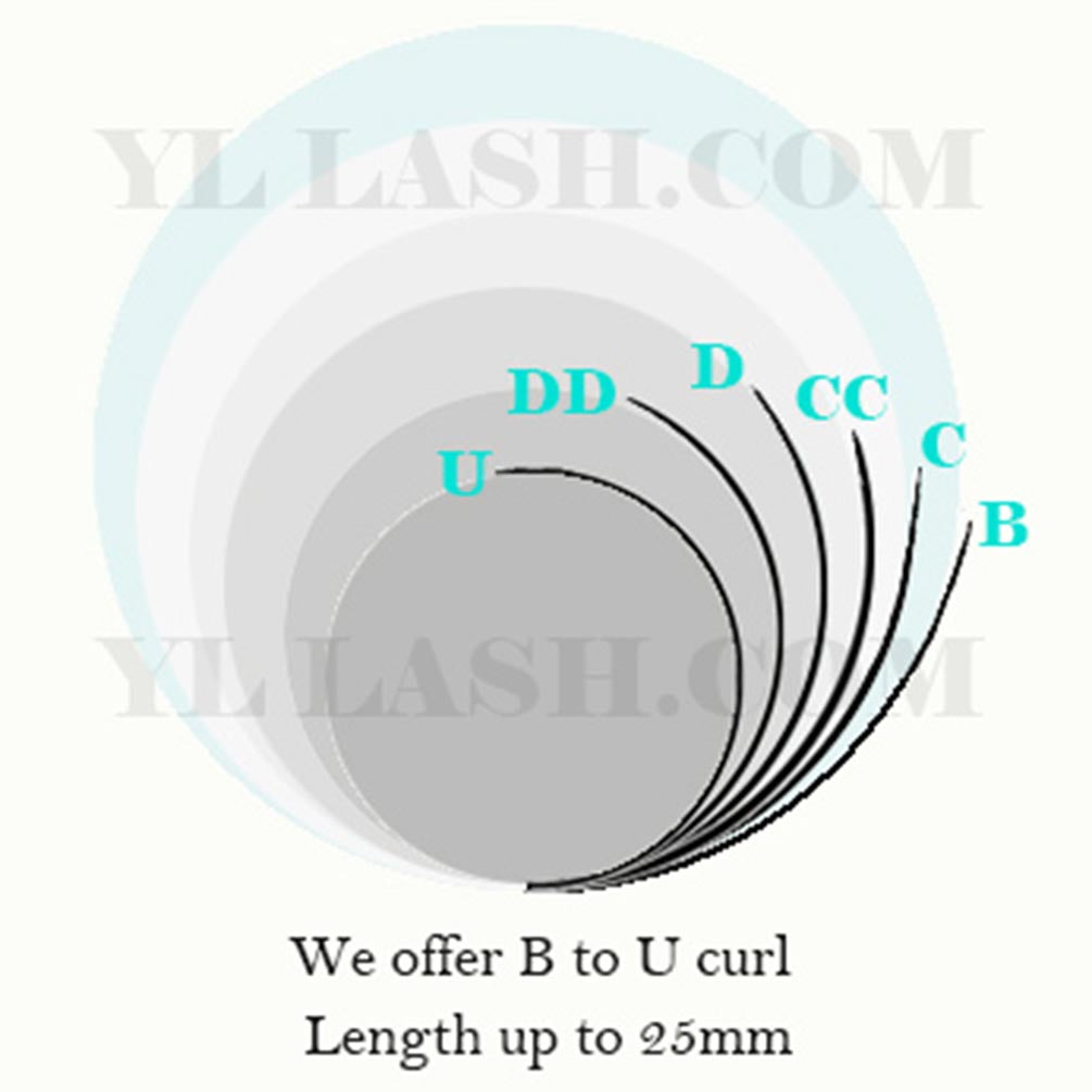 Y Lashes 0.07mm C/CC/D/DD curl 12-rows – YL Lash-Wholesalla
